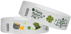 Wristbands for Saint Patrick's Day
