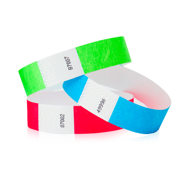 3/4" Tyvek Wristband Multi Value Pack 1