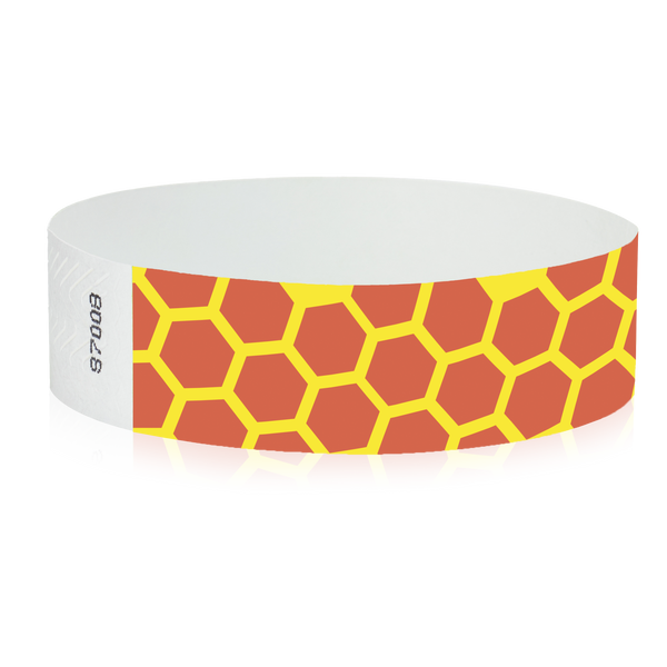 3/4" Tyvek Honeycomb Wristbands
