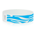 Neon Blue Zebra Stripes