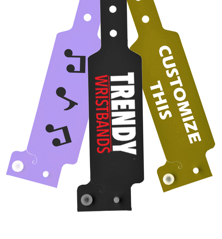 Custom Wide Solid Color Plastic