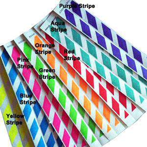 3/4" Tyvek Wristband Design Stripes