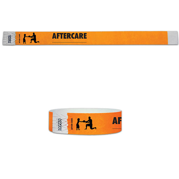 3/4" Tyvek After Care Wristbands