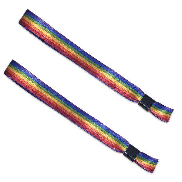 Rainbow Cloth Wristbands