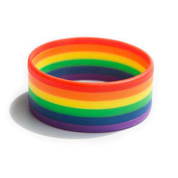 Pride Rainbow Silicone Wristbands