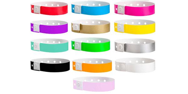 Plastic Wristband Solid Colors
