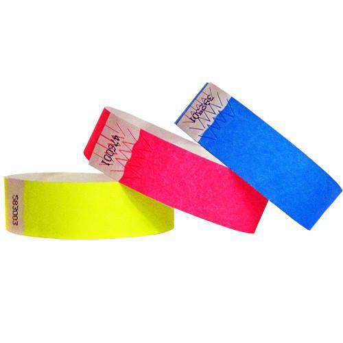 3/4" Tyvek Wristbands for Visible Safety